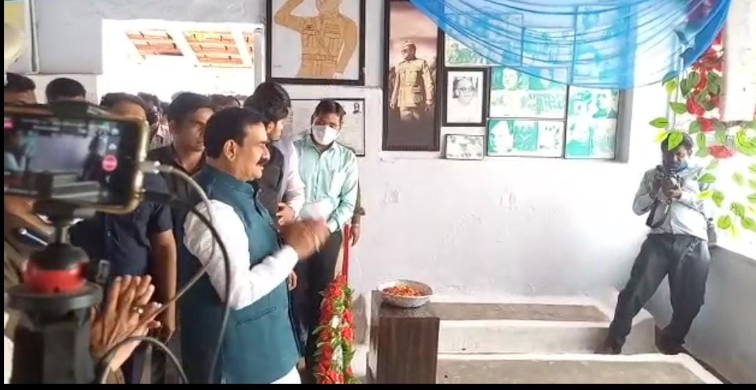 गृहमंत्री नरोत्तम मिश्रा ने जबलपुर की भूमि और यहां की मिट्टी को बताया पवित्र