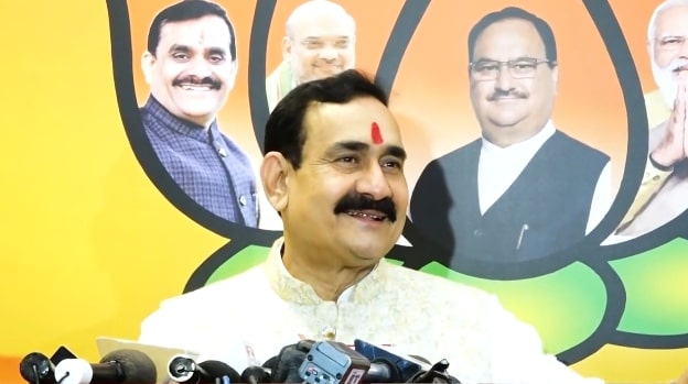 Home Minister Narottam Mishra taunted the Congress, 
