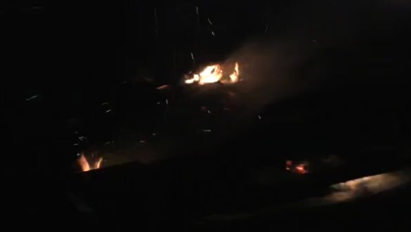 शॉर्ट सर्किट से कच्चे मकान में लगी आग, गृहस्थी जलकर हुई राख