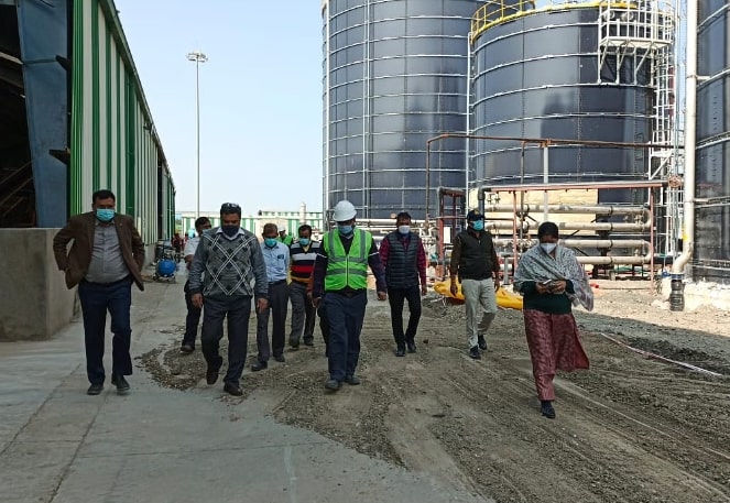Work stopped due to non-payment of salary in Bio CNG plant located in Devguradia, teams from all over the world visit